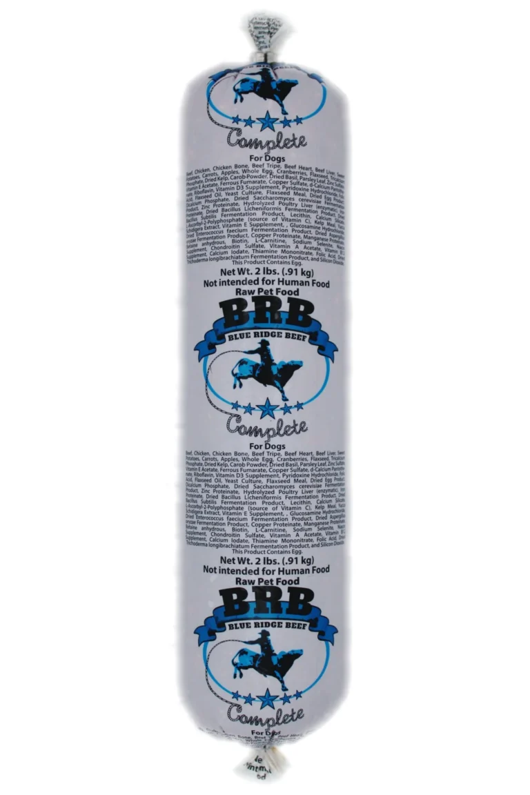 Blue Ridge Beef Raw BRB Complete Frozen Dog Food