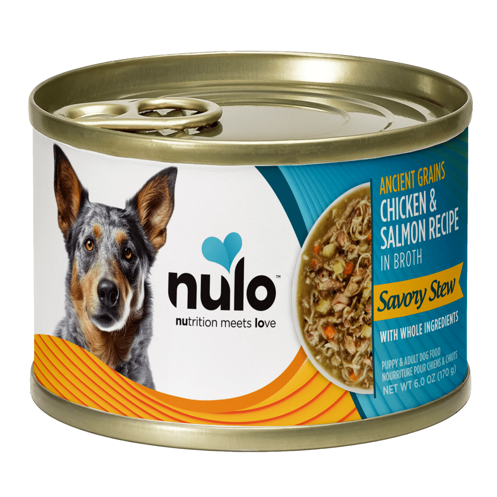 Nulo Savory Stews Ancient Grains Chicken & Salmon Recipe Wet Dog Food
