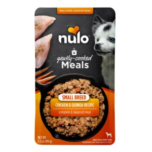 Nulo Gently-Cooked Meals Small Breed Chicken & Quinoa Recipe Frozen Dog Food