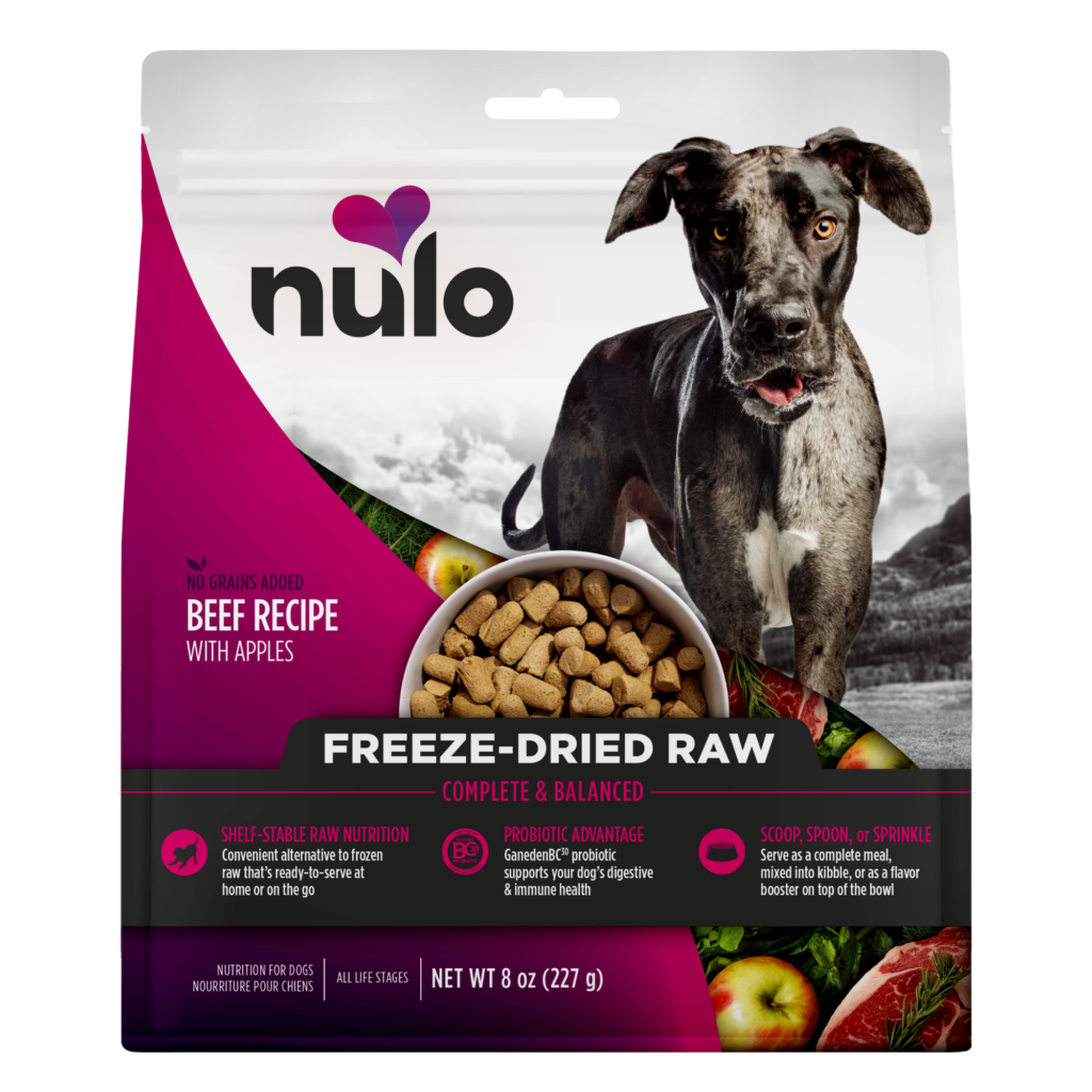 Nulo Raw Beef Recipe with Apples Freeze-Dried Dog Food