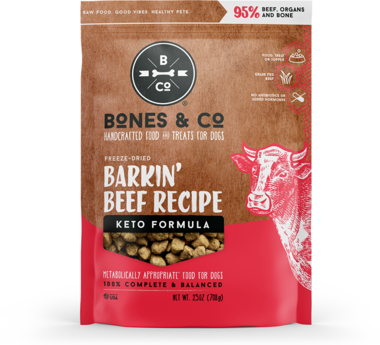 Bones & Co Grass-Fed Beef Raw - The Bones & Co. Freeze-Dried Dog Food