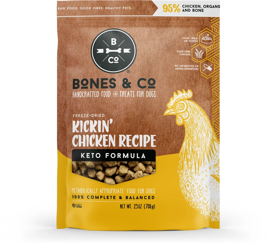 Bones & Co Cage-Free Chicken Raw - The Bones & Co. Freeze-Dried Dog Food