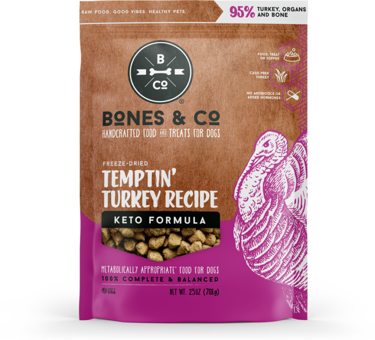 Bones & Co Cage-Free Turkey Raw - The Bones & Co. Freeze-Dried Dog Food