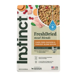 Instinct FreshDried Meal Blends Chicken & Harvest Blend Freeze-Dried Dog Food