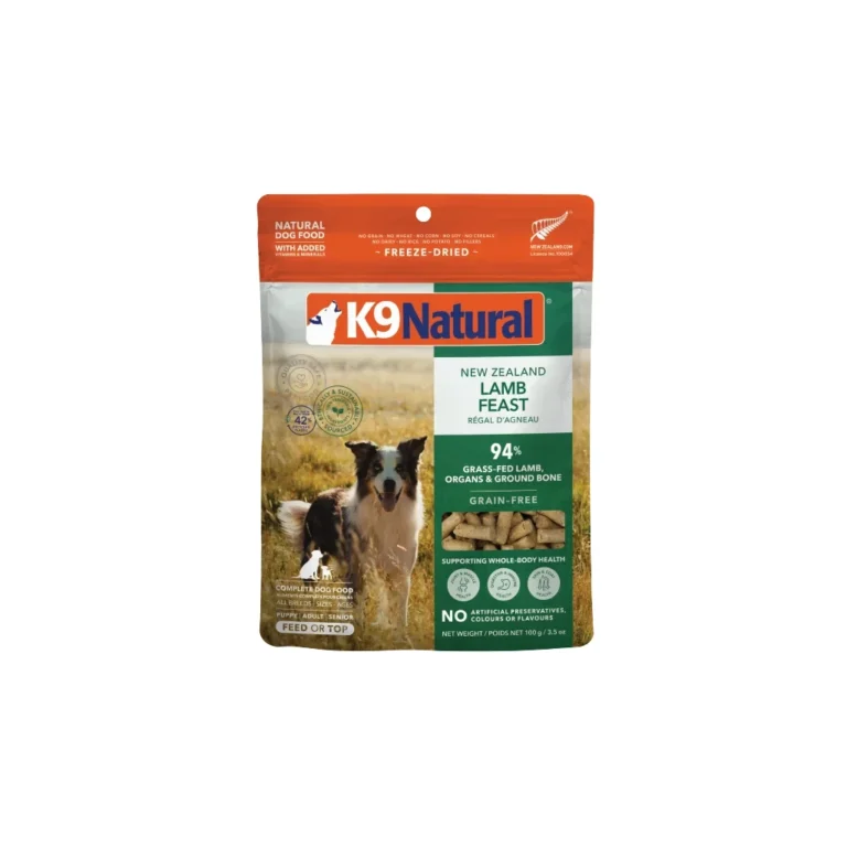 K9 Natural Lamb Feast Grain-Free Freeze-Dried Dog Food