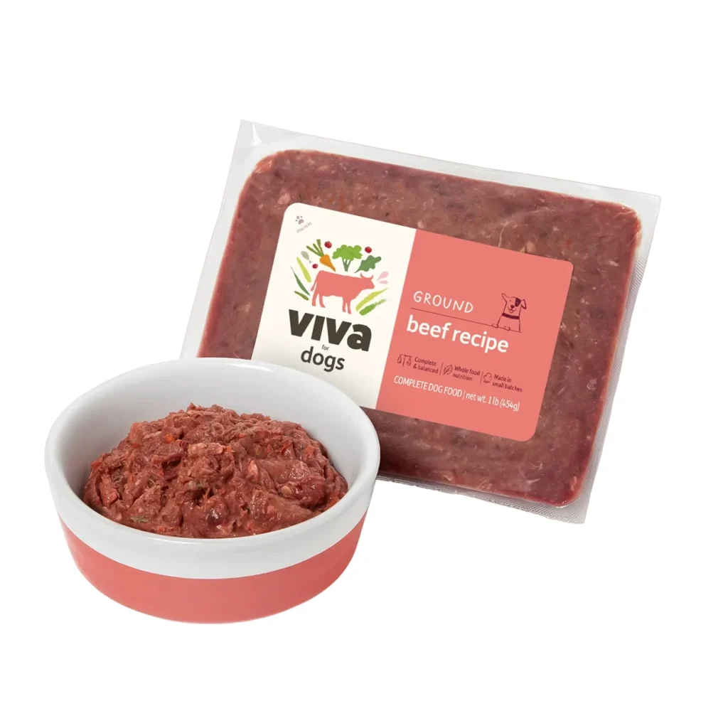 Viva Raw Complete Diet Beef Frozen Dog Food