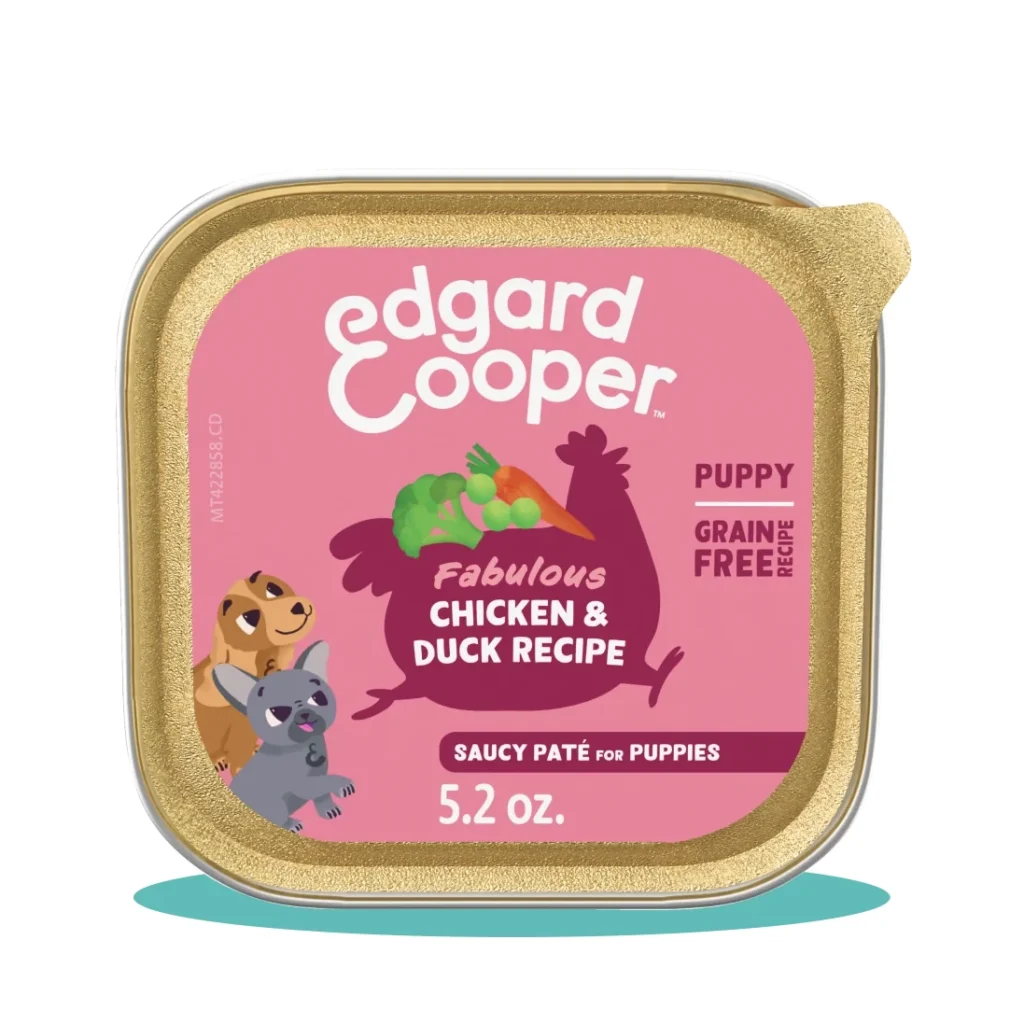 Edgard & Cooper Chicken & Duck Puppy Grain-Free Wet Dog Food
