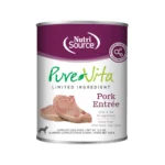 NutriSource PureVita Pork Entree Wet Dog Food