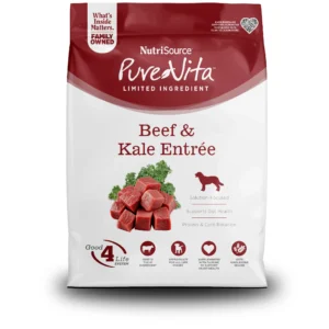 NutriSource PureVita Beef & Kale Entree Dry Dog Food