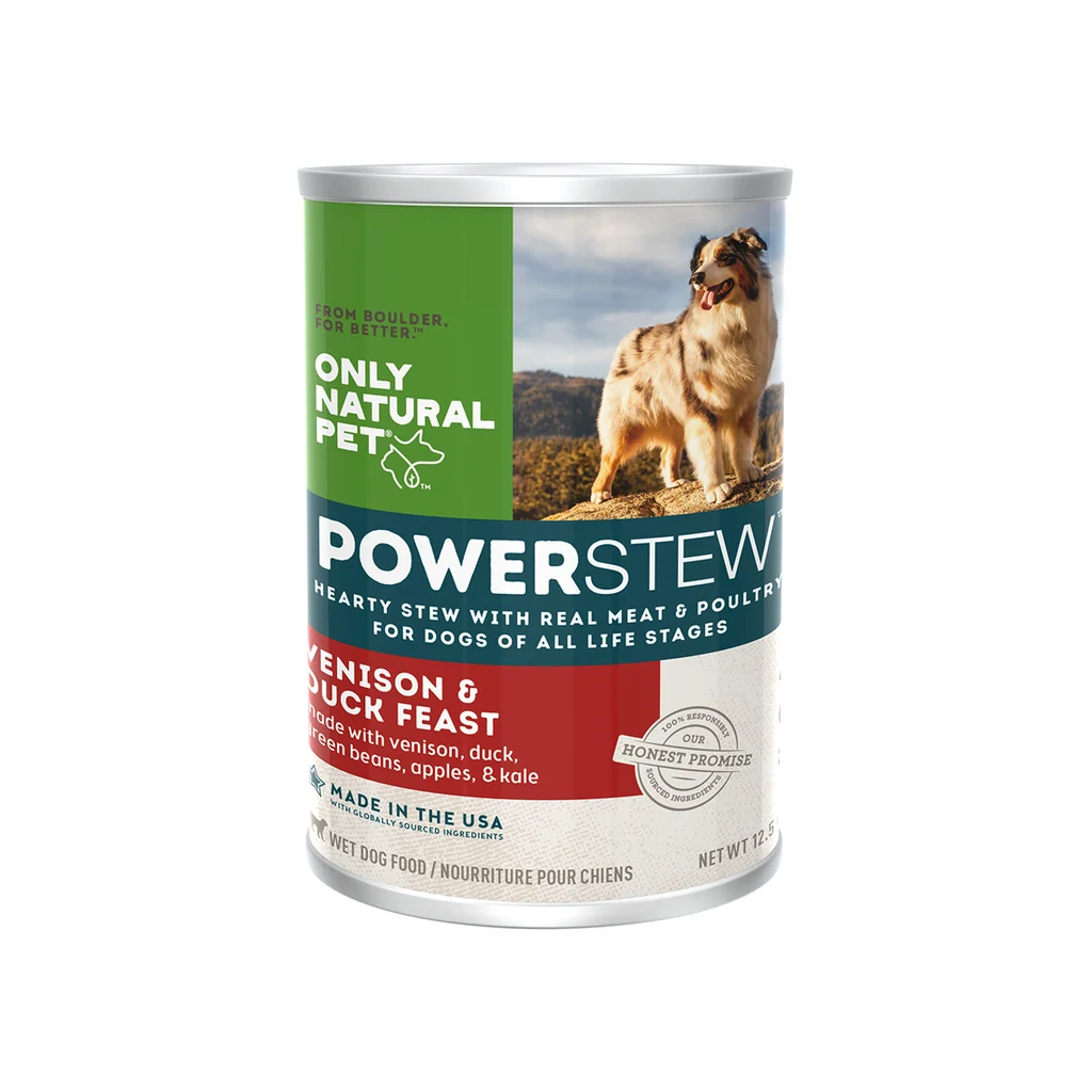 Only Natural Pet PowerStew Venison & Duck Feast Grain-Free Wet Dog Food