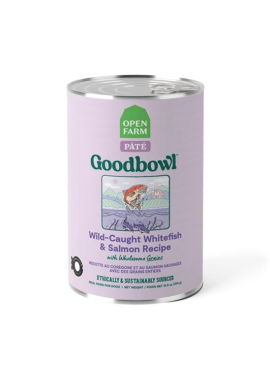 Open Farm Goodbowl Wild-Caught Whitefish & Salmon Pâté Wet Dog Food