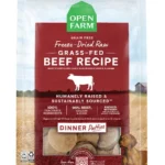 Open Farm Grass-Fed Beef Raw Patties Freeze-Dried Dog Food