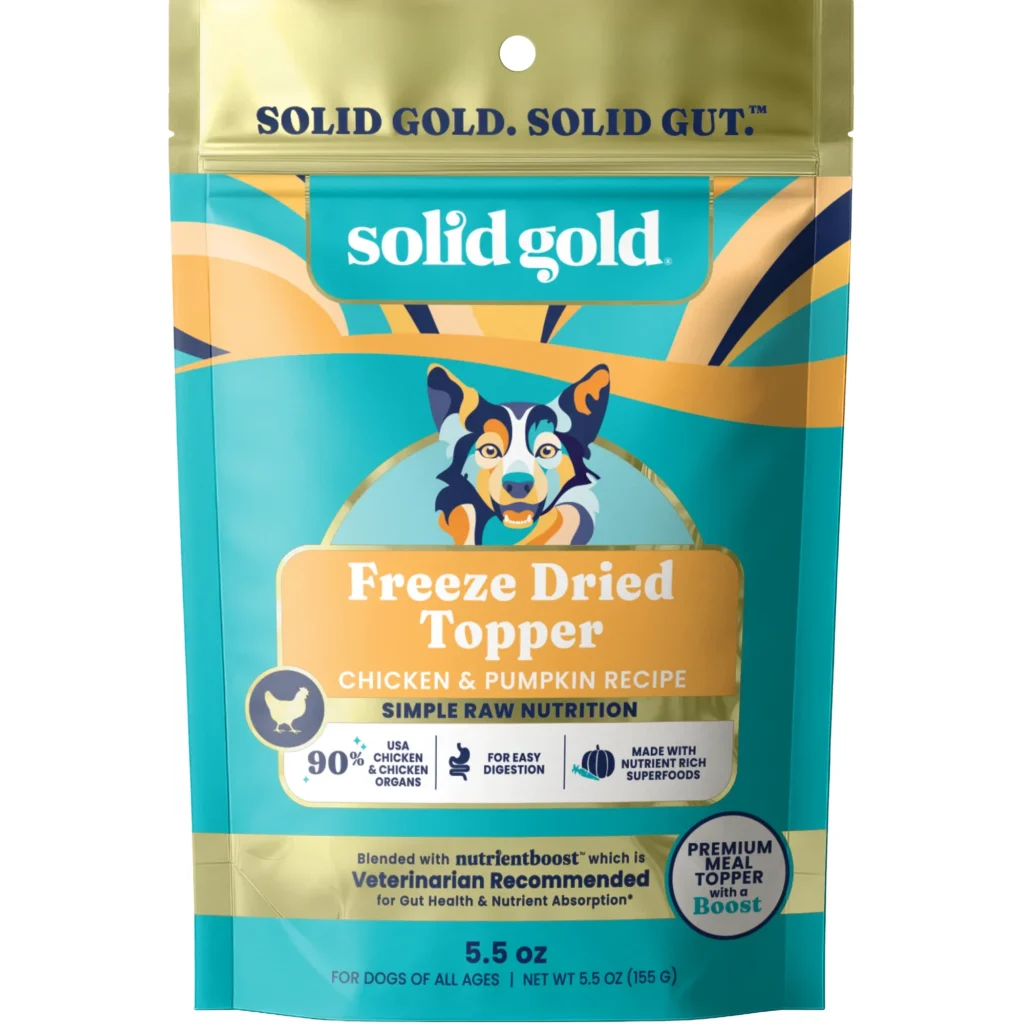 Solid Gold Nutrientboost Chicken Freeze Dried Dog Food Topper