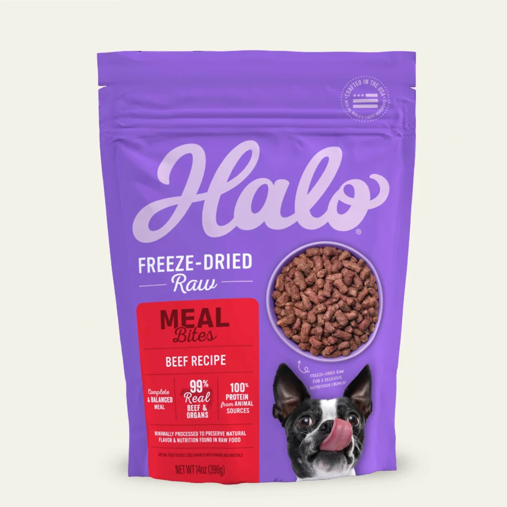 TruDog Raw Beef Meal Bites Grain-Free Freeze-Dried Dog Food