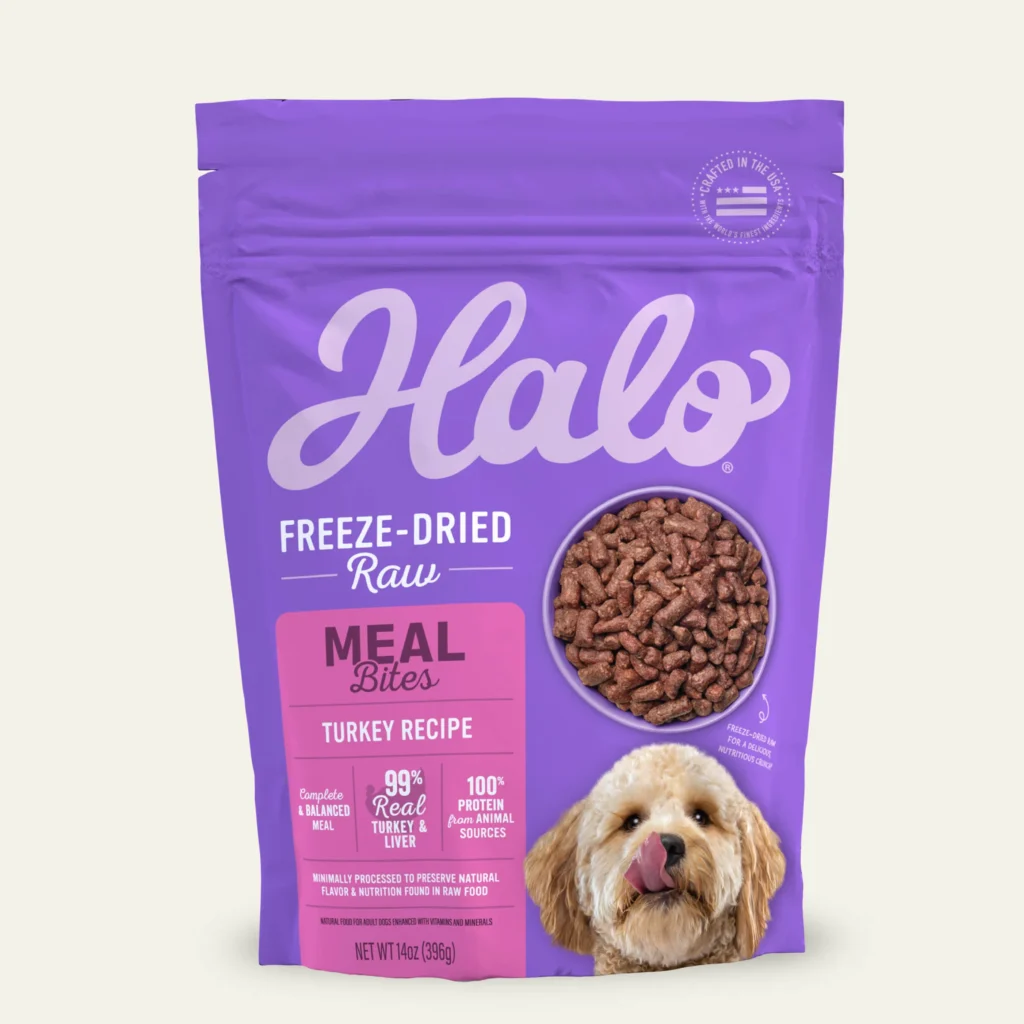 TruDog Raw Turkey Meal Bites Grain-Free Freeze-Dried Dog Food