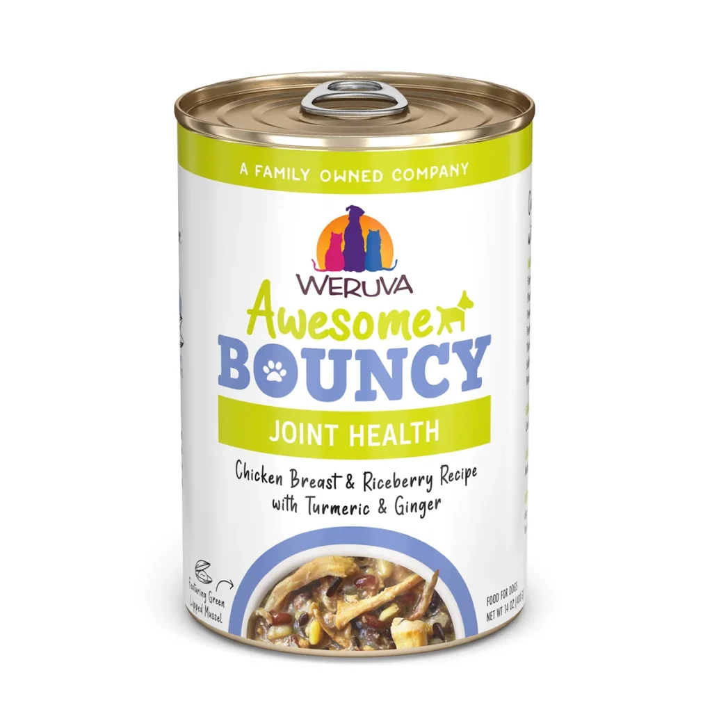 Weruva Awesome Functions Awesome Bouncy Chicken & Riceberry For Joint Health Wet Dog Food