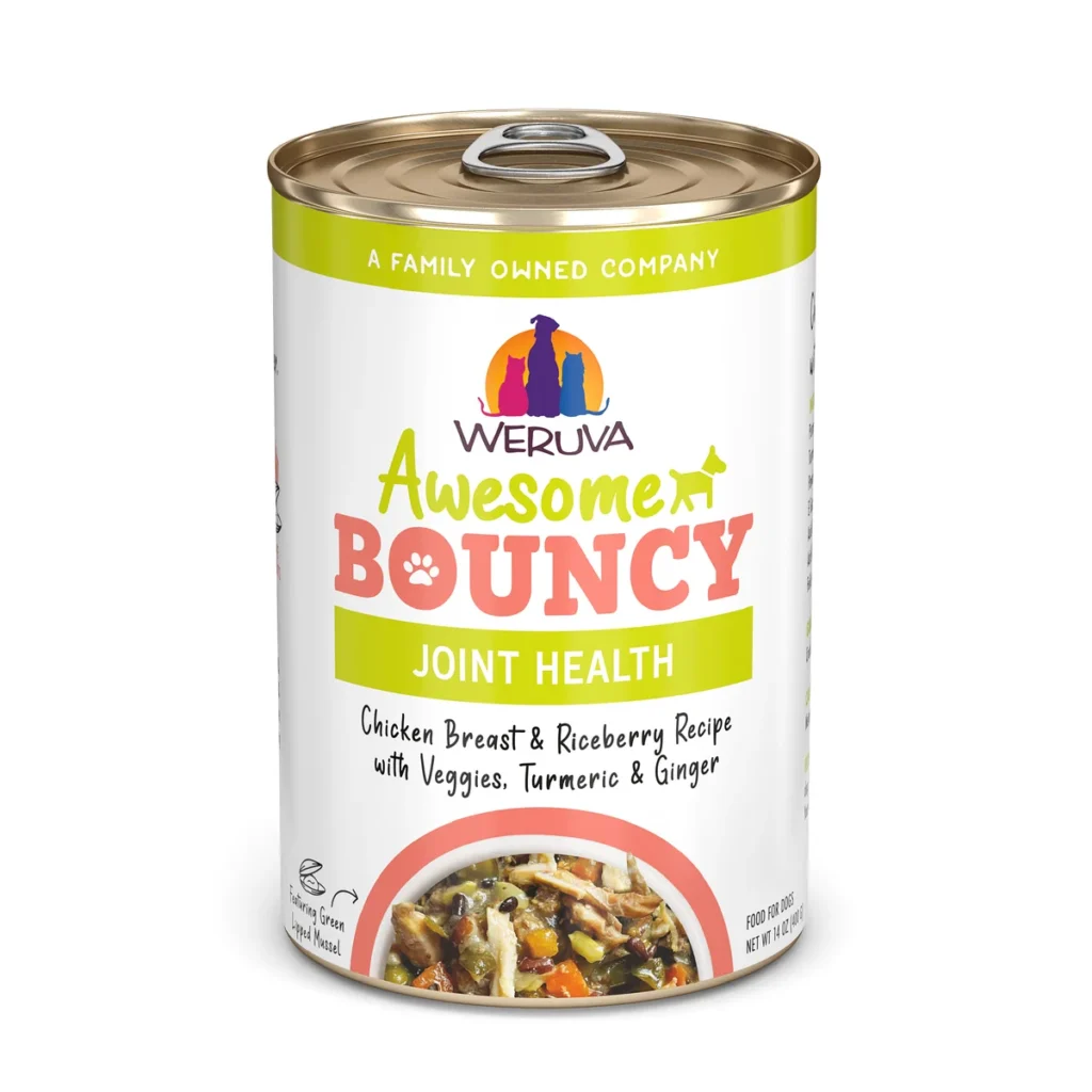 Weruva Awesome Functions Awesome Bouncy Chicken Breast & Riceberry Recipe with Veggies, Turmeric & Ginger Wet Dog Food