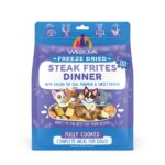 Weruva Dogs in the Kitchen Dog Steak Frites Dinner Beef & Pumpkin Dry Grain-Free Freeze-Dried Dog Food, photo 2