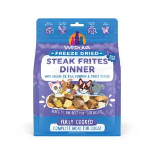 Weruva Dogs in the Kitchen Dog Steak Frites Dinner Beef & Pumpkin Dry Grain-Free Freeze-Dried Dog Food