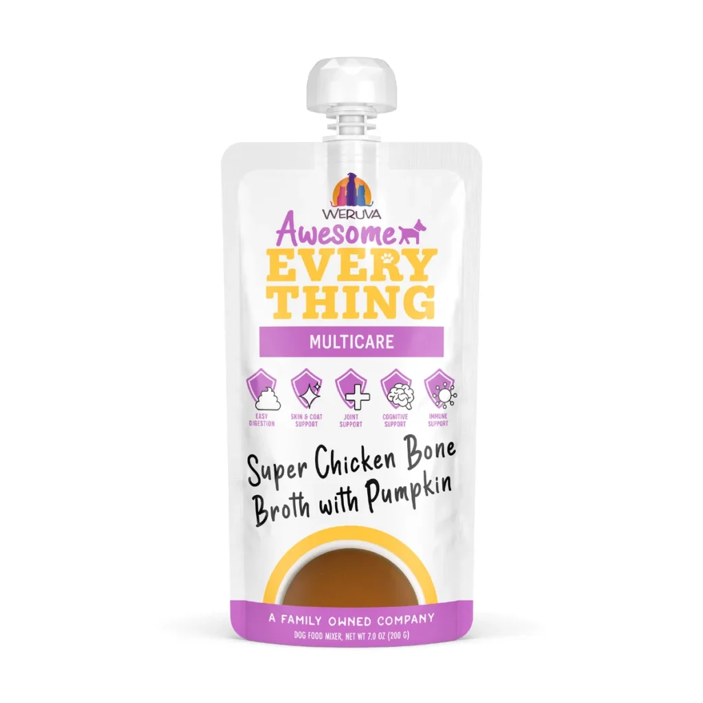 Weruva Awesome Everything Super Chicken Bone Broth Dog Food Topper