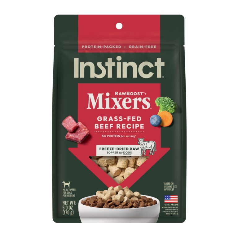 Instinct Raw Boost Mixers All Natural Beef Recipe Freeze-Dried Dog Food Topper