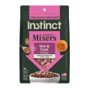 Instinct Raw Boost Frozen Mixers Skin & Coat Health Dog Food Topper