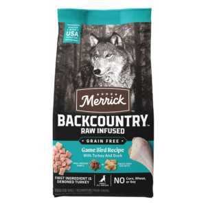 Merrick Backcountry Raw Infused Game Bird Recipe Grain-Free Dry Dog Food