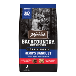 Merrick Backcountry Raw Infused Hero’s Banquet Grain-Free Dry Dog Food