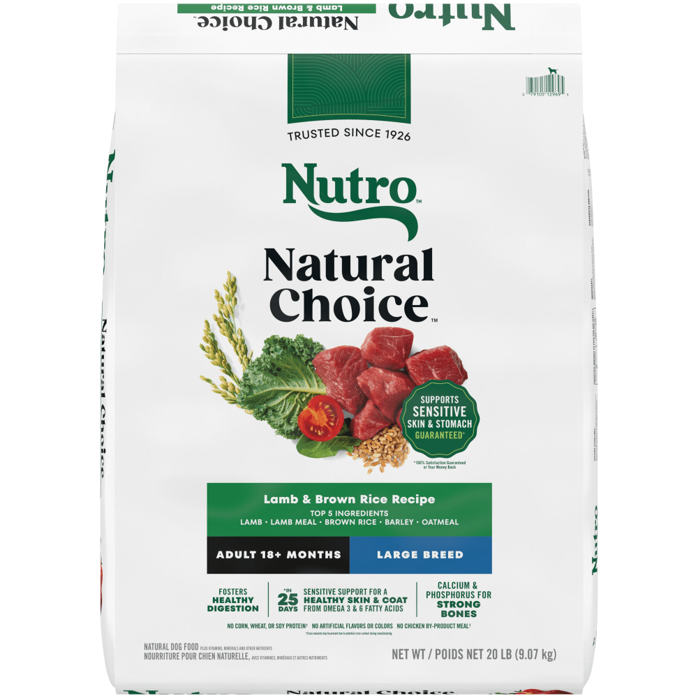 Nutro Natural Choice Large Breed Adult Lamb & Brown Rice Recipe Dry Dog Food