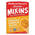 Stella & Chewy’s Marie’s Mix-Ins Cage-Free Chicken & Pumpkin Recipe in Chicken Bone Broth Dog Food Mixer